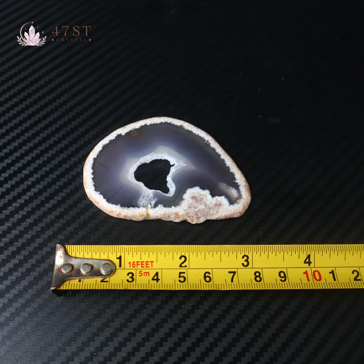 Agate Geode Slice Specimen
