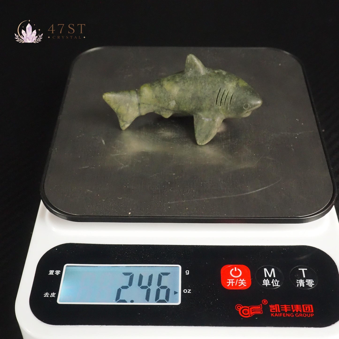 Crystal Shark Carving