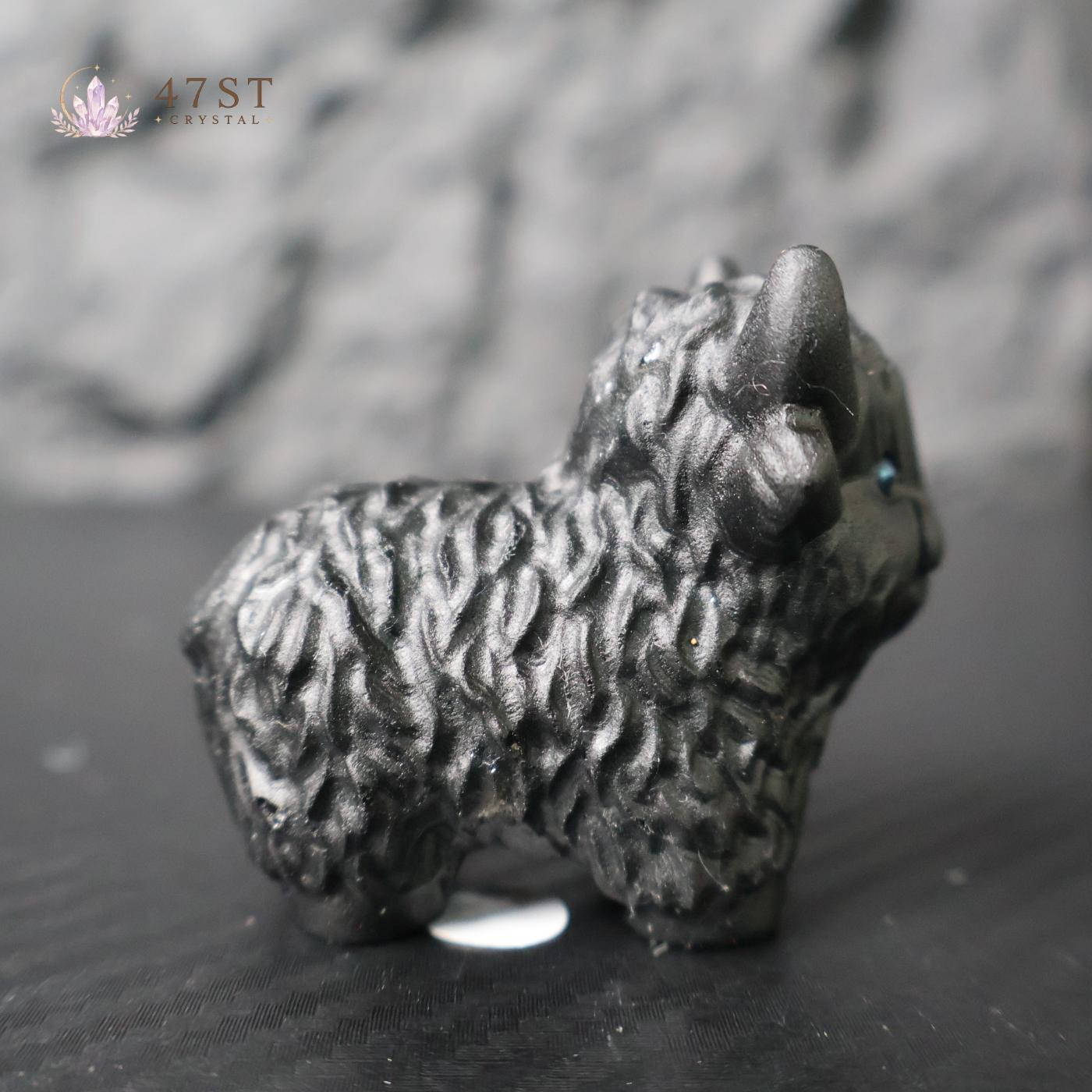 Obsidian Highland Cow