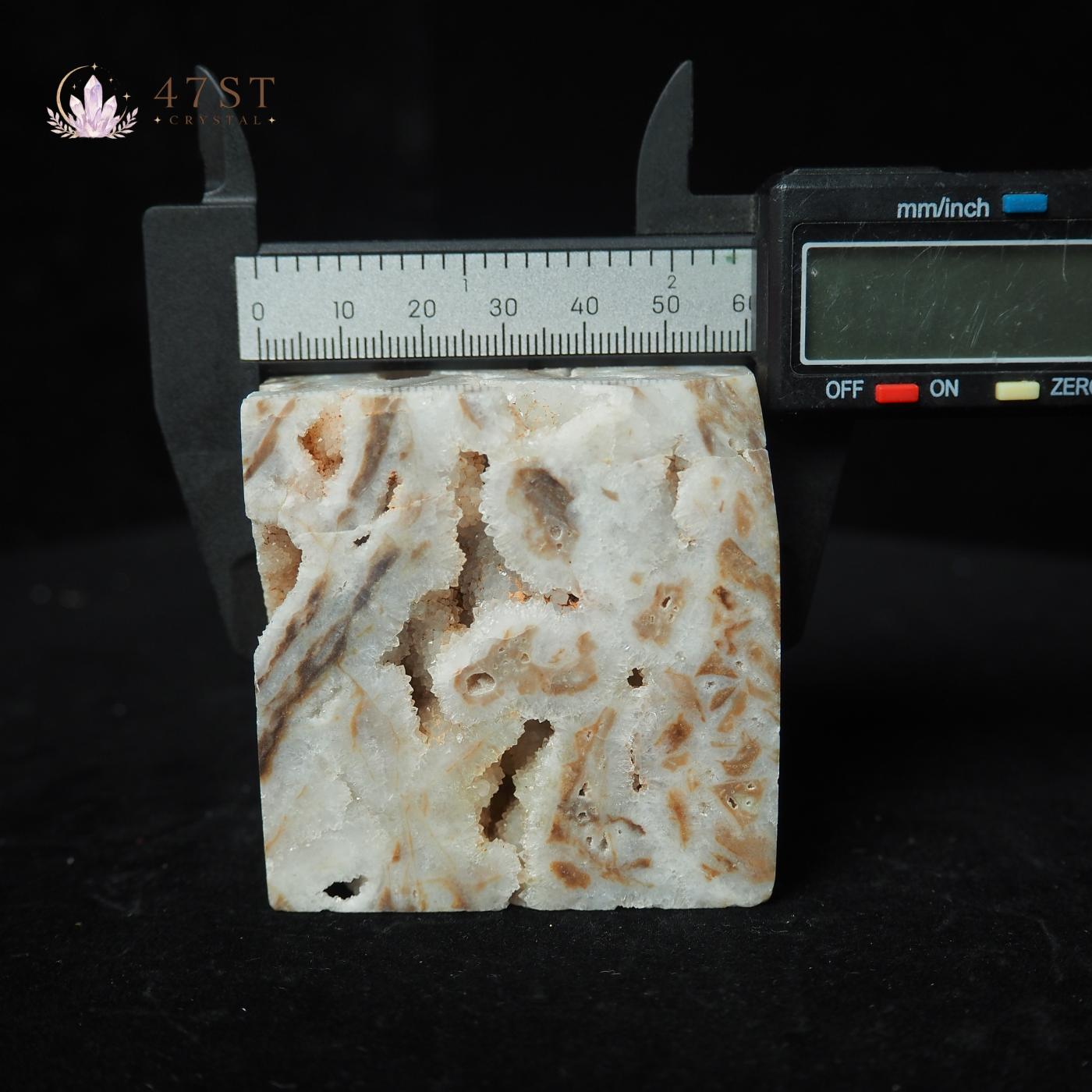 Druzy Agate Cube