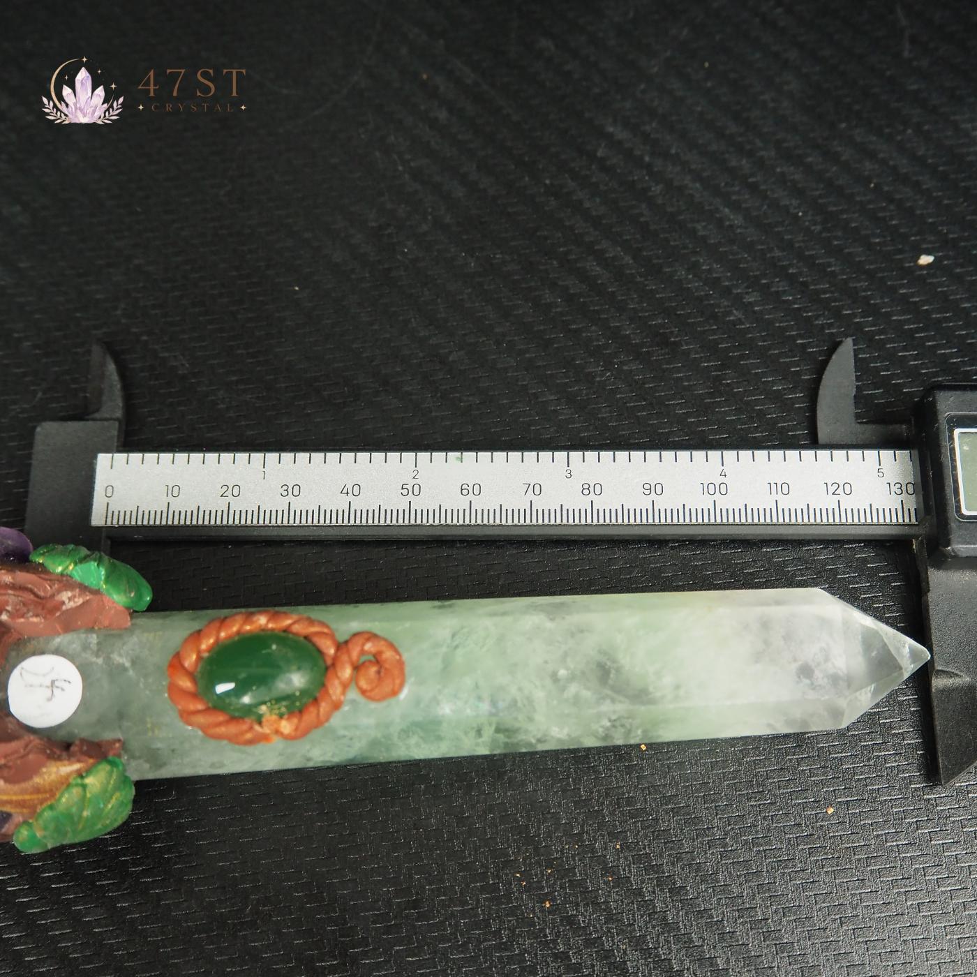 Fluorite Amethyst Sword