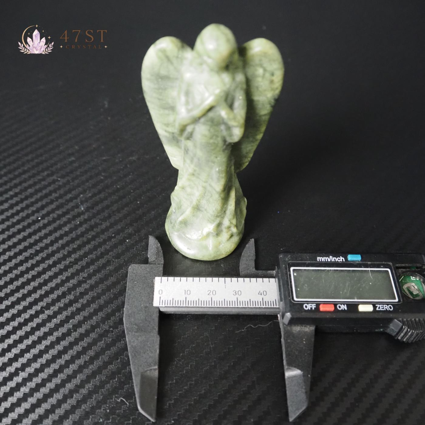 Serpentine Angel Carving