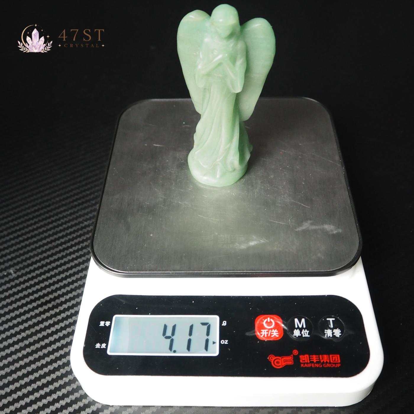 Green Aventurine Angel Carving