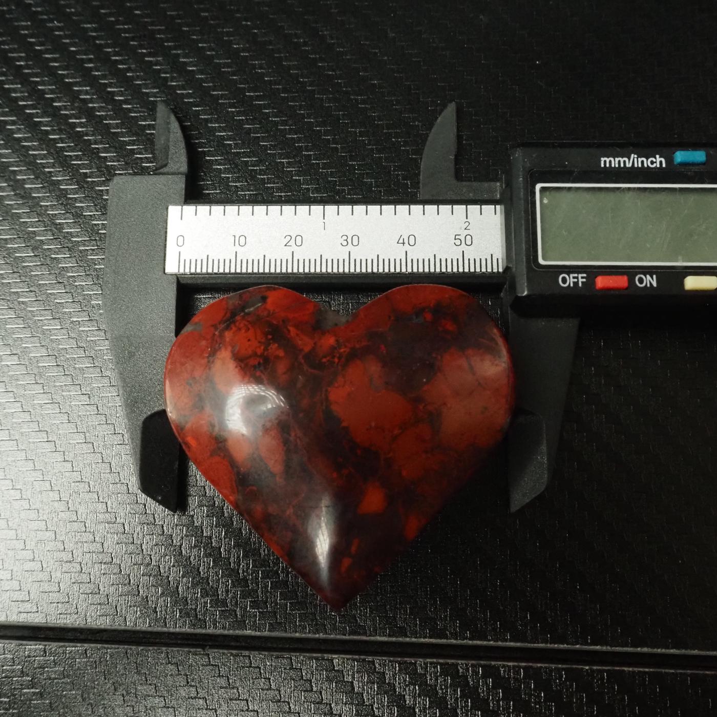 Red Jasper Heart