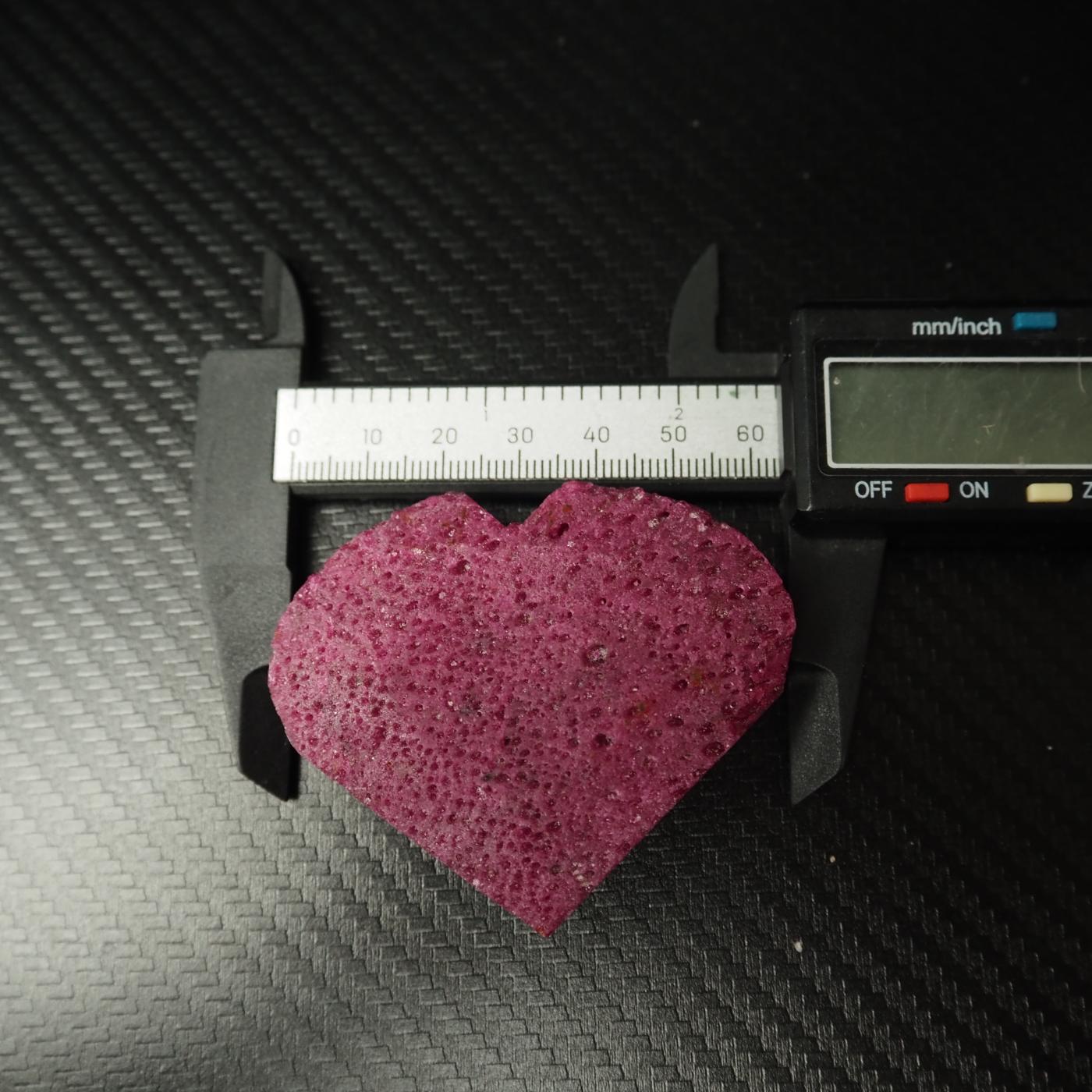 Honeycomb Ruby Heart