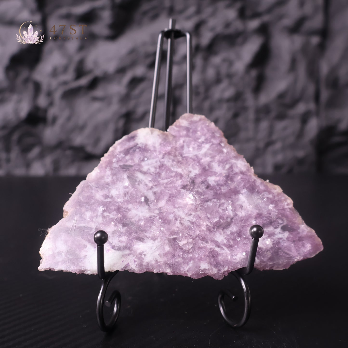 Lepidolite Slice Specimen