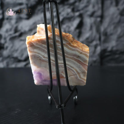 Amethyst Agate Slice Specimen