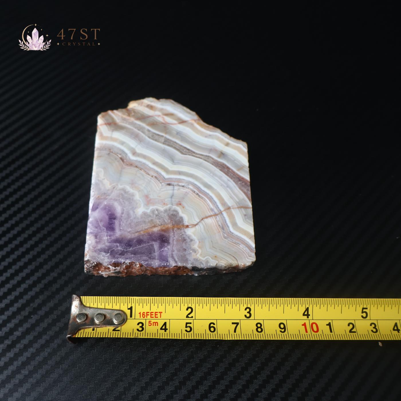 Amethyst Agate Slice Specimen