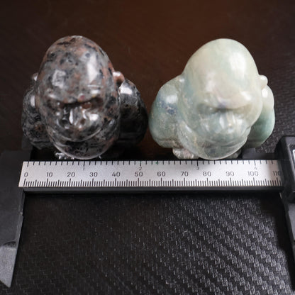 Crystal Gorilla Carvings