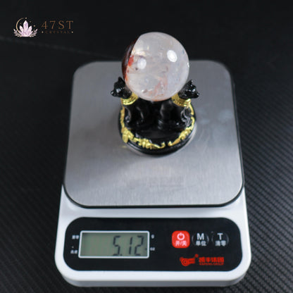 Fire Quartz Sphere