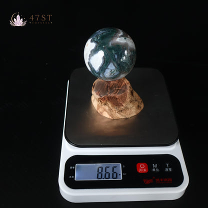 Moss Agate Sphere
