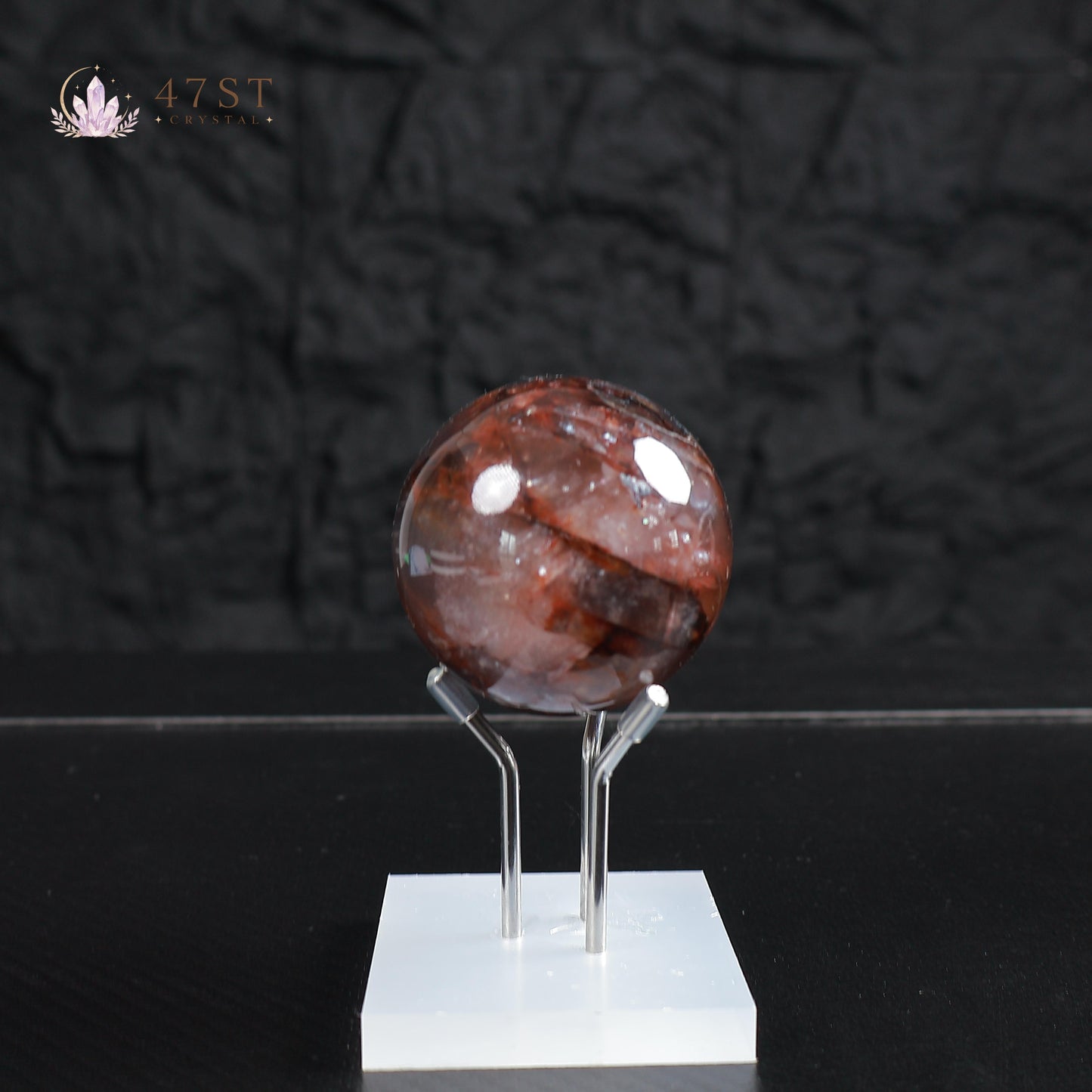 Fire Quartz Sphere