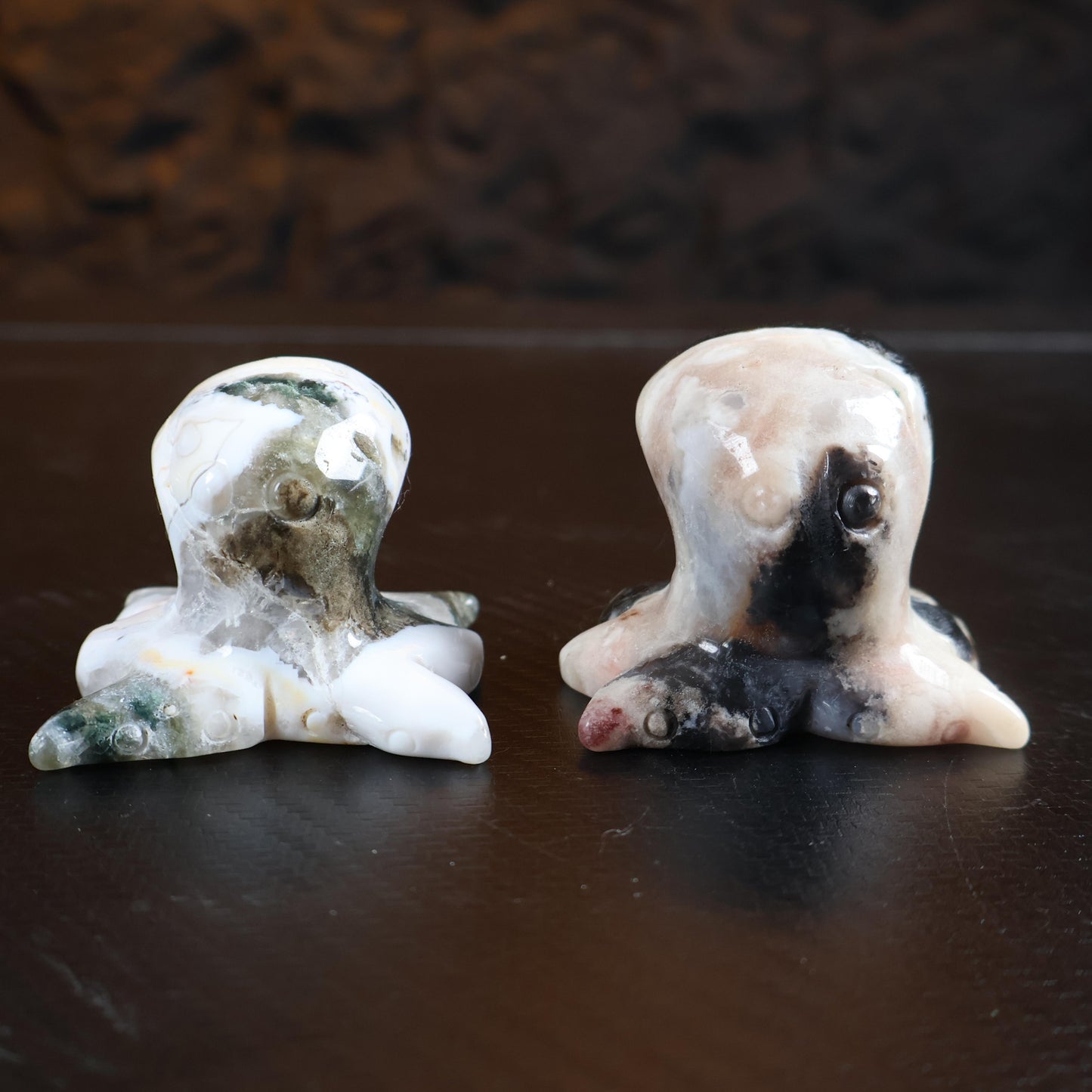 Ocean Jasper Octopus Carving