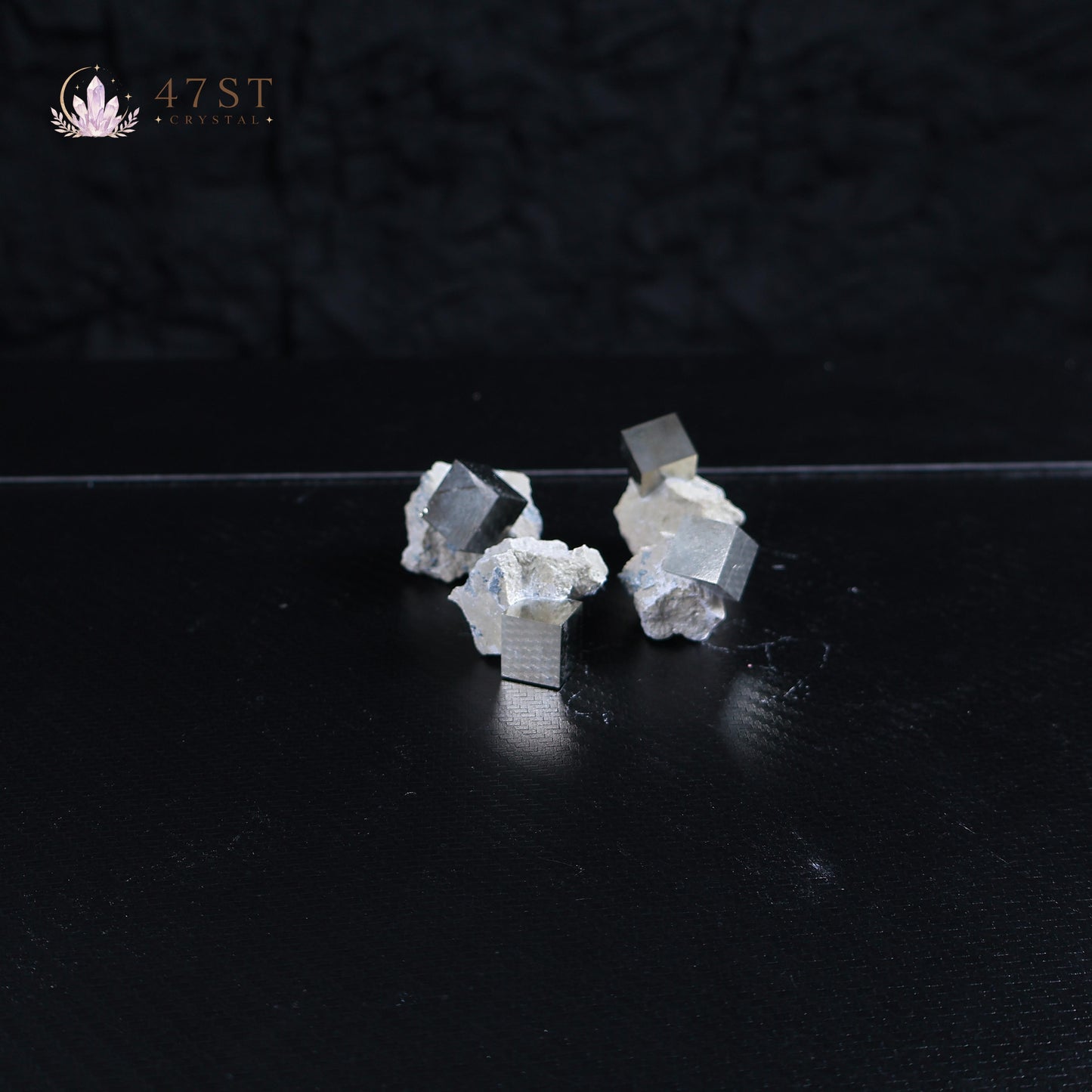 Pyrite Cubes on Matrix Specimens