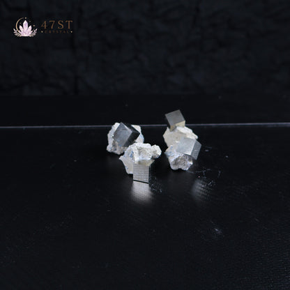 Pyrite Cubes on Matrix Specimens