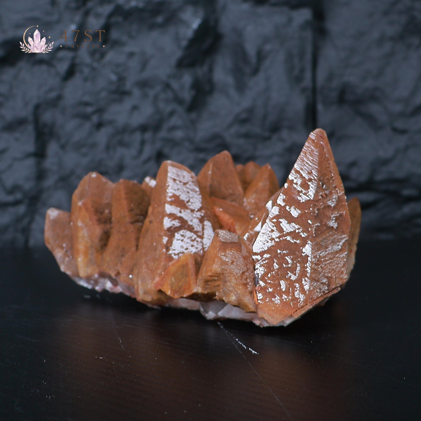 Orange Calcite Mineral Specimen