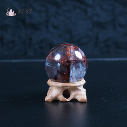 Fire Quartz Sphere