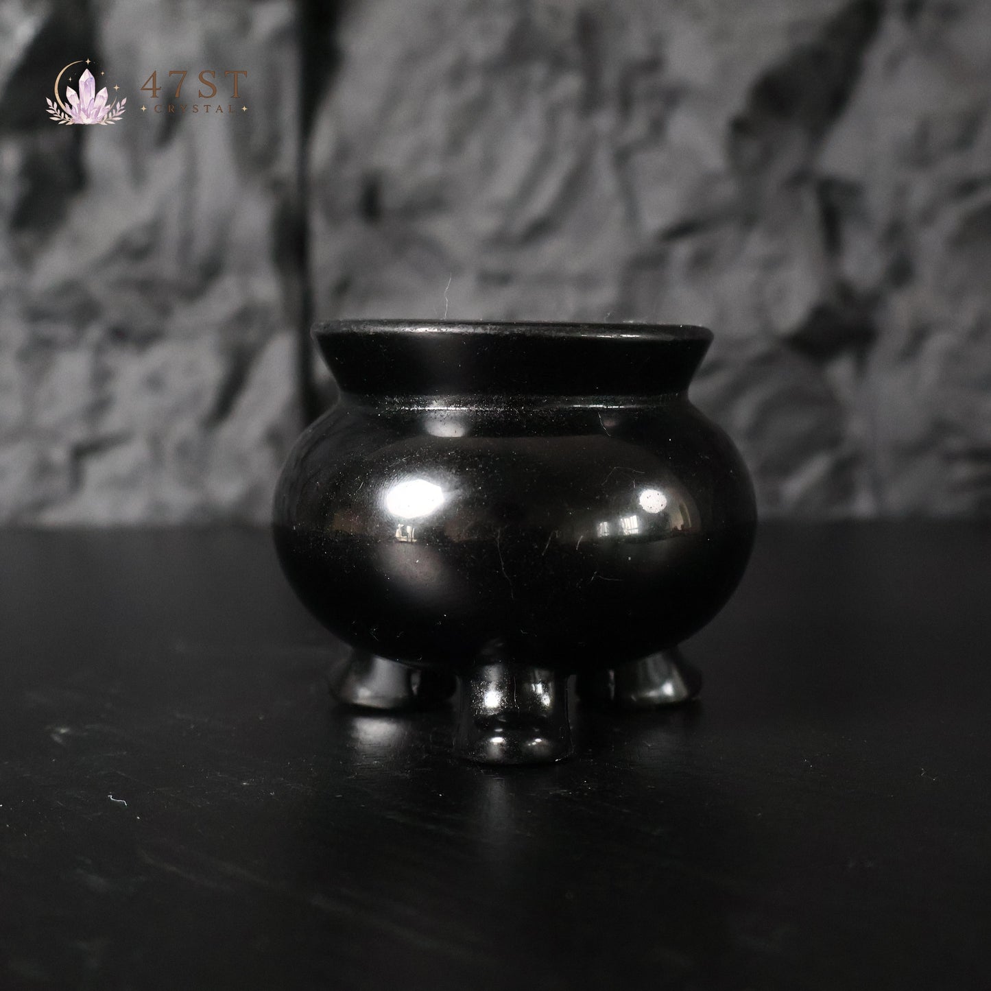 Obsidian Incense Burner