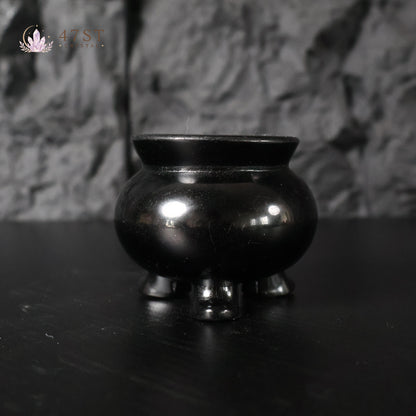 Obsidian Incense Burner