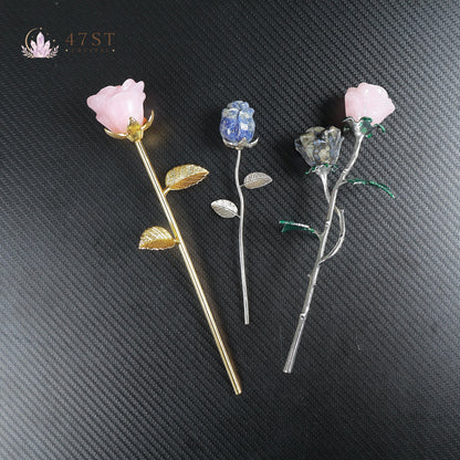 Multi-Material Crystal Rose Collection