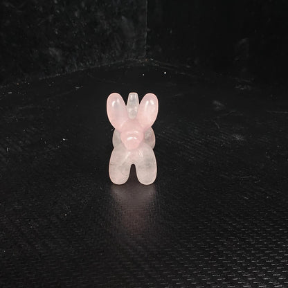 Rose Quartz Balloon Dog