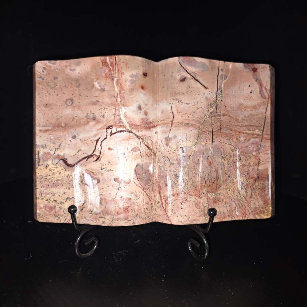 Picture Jasper Book Carving