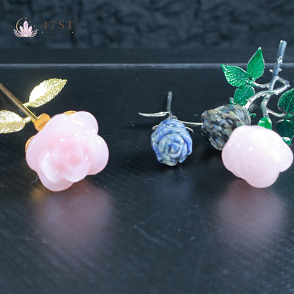 Multi-Material Crystal Rose Collection