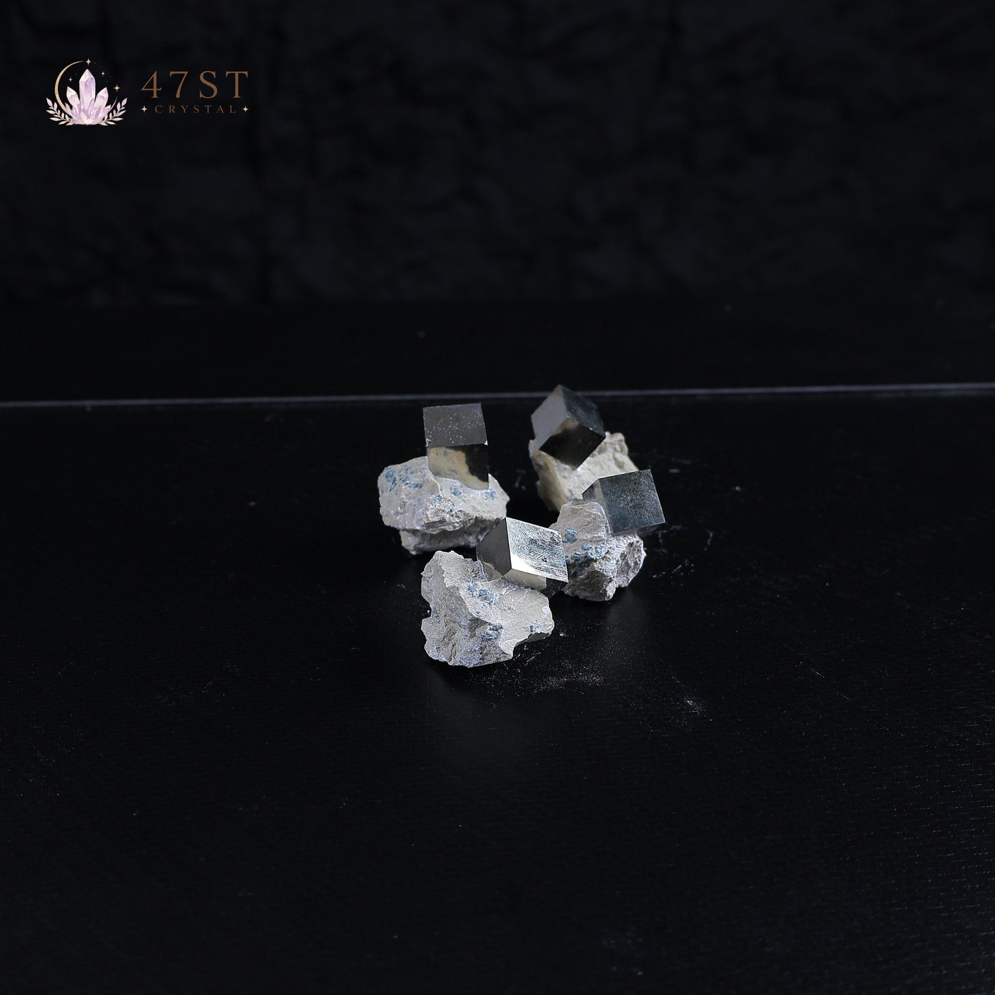 Pyrite Cubes on Matrix Specimens