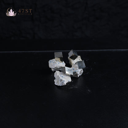 Pyrite Cubes on Matrix Specimens