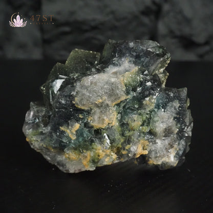 Fluorite with Chalcopyrite Mineral Specimen