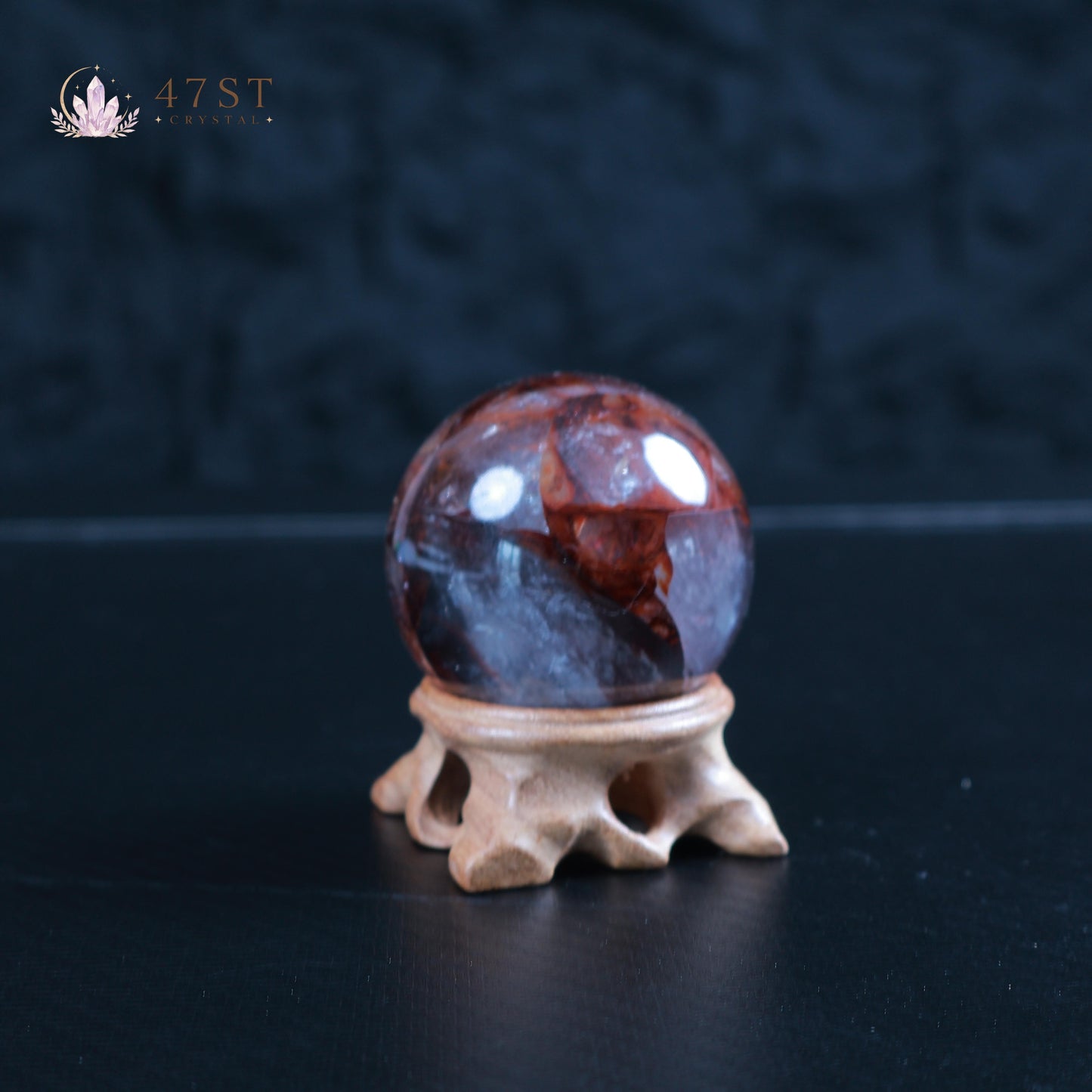 Fire Quartz Sphere