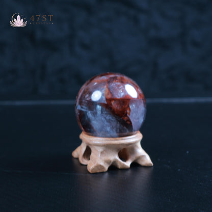 Fire Quartz Sphere