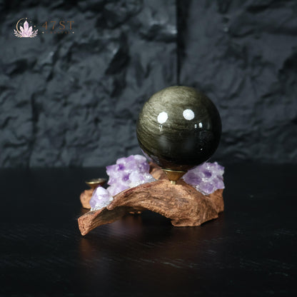 Golden obsidian