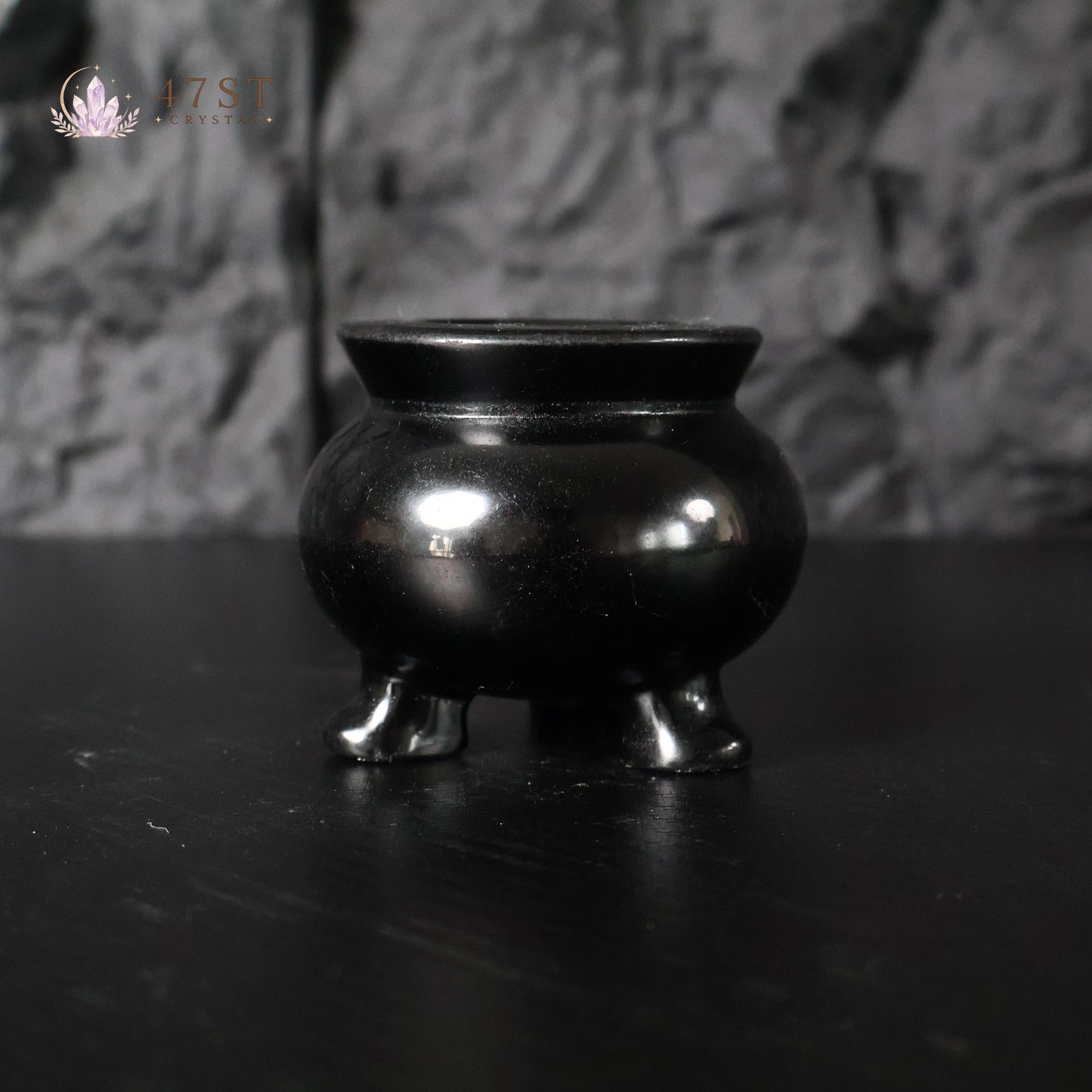Obsidian Incense Burner