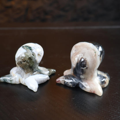Ocean Jasper Octopus Carving