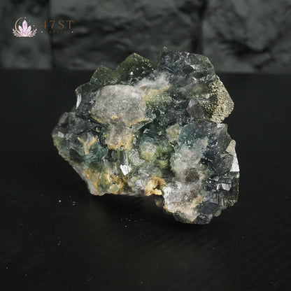 Fluorite with Chalcopyrite Mineral Specimen