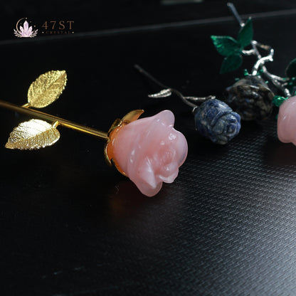 Multi-Material Crystal Rose Collection