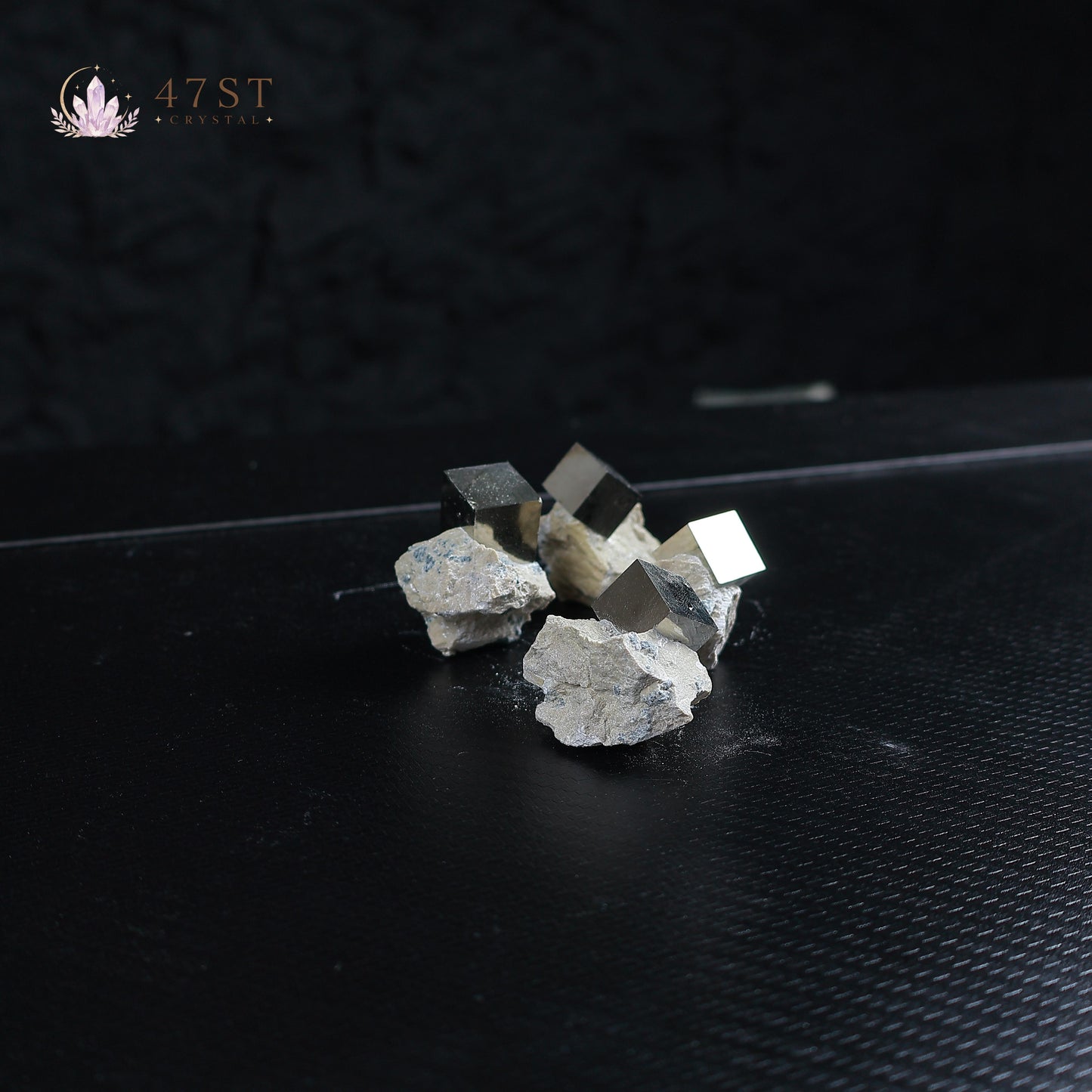 Pyrite Cubes on Matrix Specimens