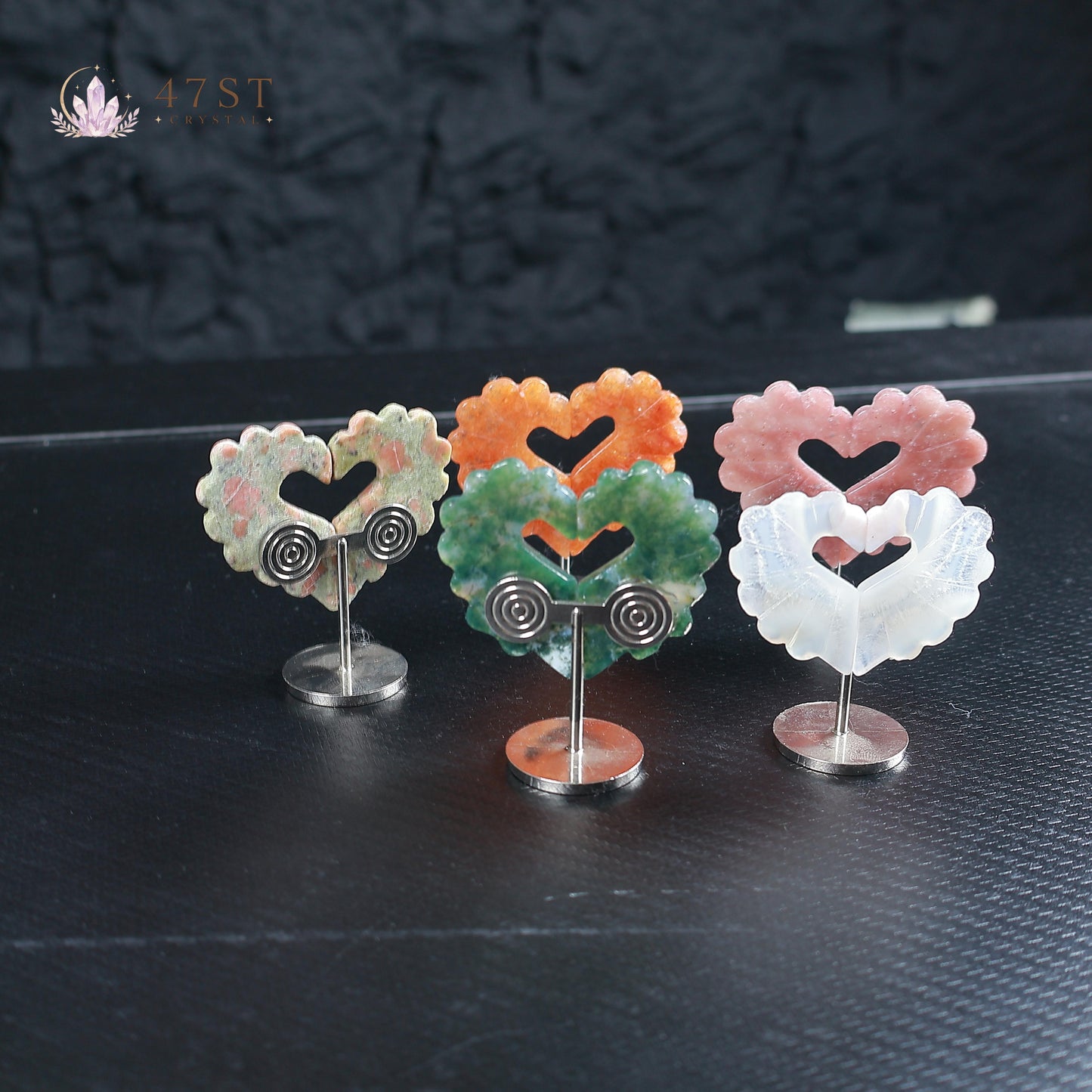 Multi-Stone Split Heart Collection