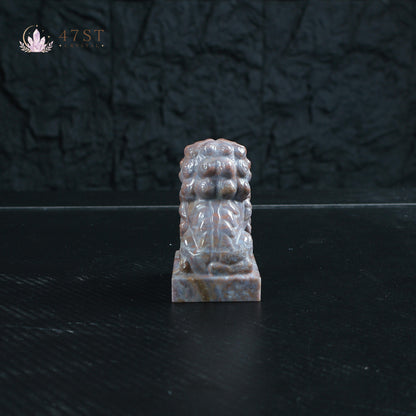 Ocean Jasper Foo Dog Seal Carving