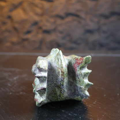 Dragon Blood Stone Dragon Head Carving