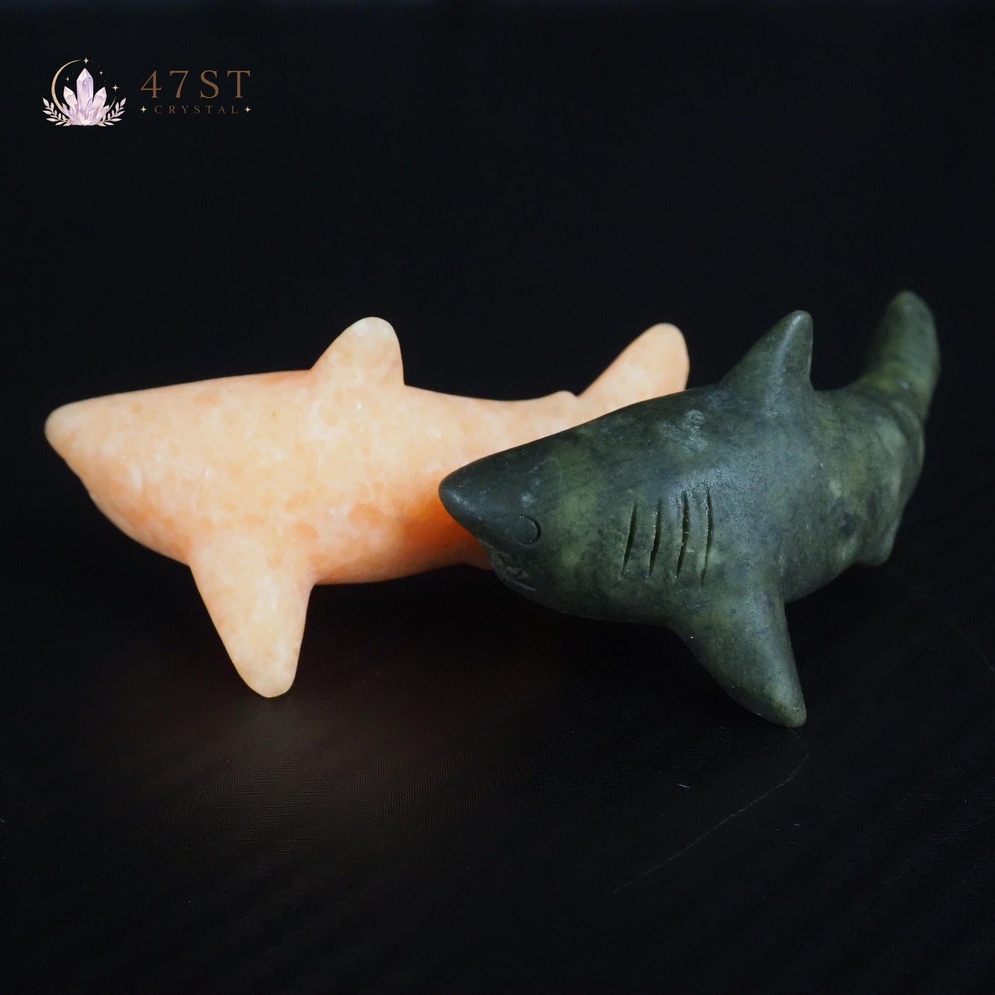 Crystal Shark Carving