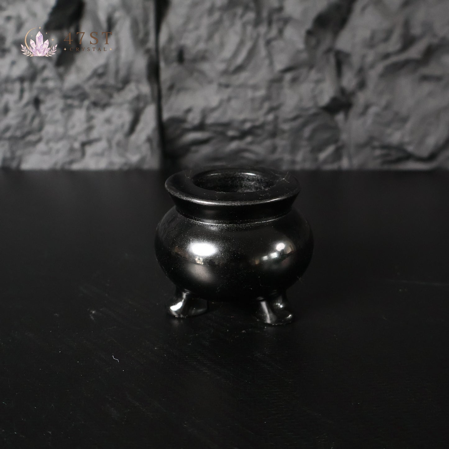 Obsidian Incense Burner