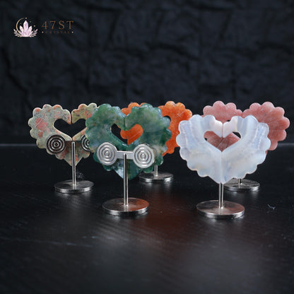 Multi-Stone Split Heart Collection