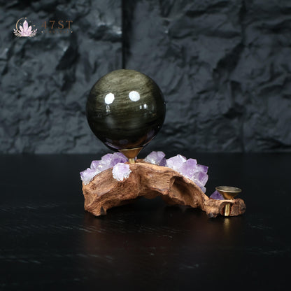 Golden obsidian