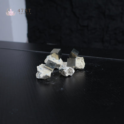Pyrite Cubes on Matrix Specimens