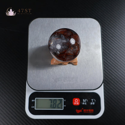 Fire Quartz Sphere