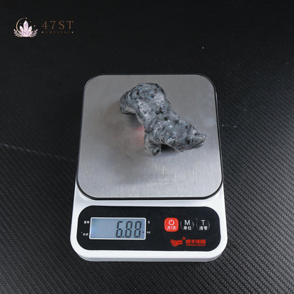 Multi-Stone Bear Carving