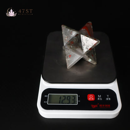 Africa Bloodstone Merkaba