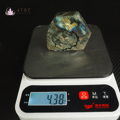 Labradorite Fox Carving